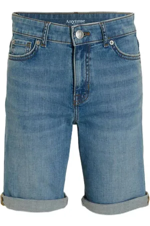 Anytime Denim short Jongens Katoen