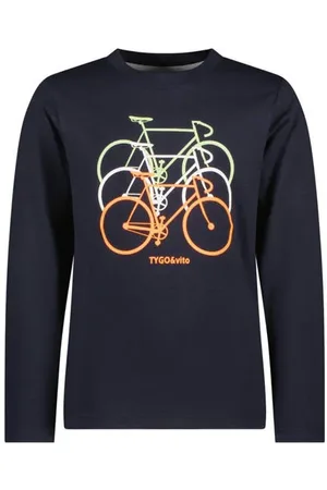 TYGO & vito Longsleeve Jongens Katoen Ronde hals Printopdruk