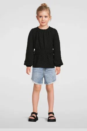 Sofie Schnoor Blouse Meisjes Polyester Ronde hals Effen