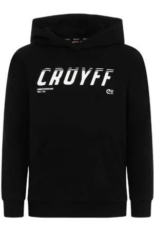 Cruyff Hoodie League Sweater Jongens/Meisjes Katoen Capuchon Logo