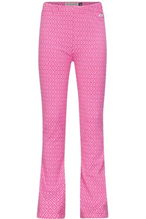 Retour Flared legging roze Broek Meisjes Stretchkatoen All over print