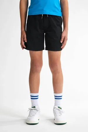 Petrol Industries Chino short zwart Korte broek Jongens Katoen Effen