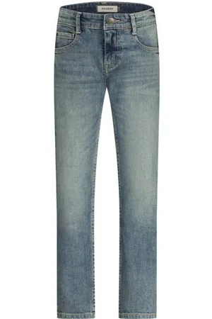 Raizzed Regular waist regular fit jeans medium blue denim Blauw Effen