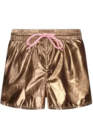 B.Nosy Casual short goud Korte broek Meisjes Polyamide Effen