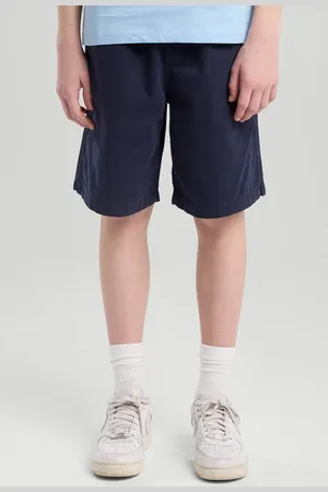 America today Chino short donkerblauw Korte broek Jongens Katoen Effen