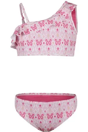 No Way Monday One shoulder bikini roze Meisjes Polyester