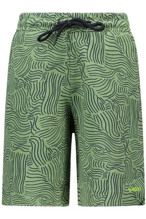 B.Nosy Casual short groen Korte broek Jongens Katoen All over print