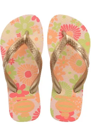 Havaianas Kids Flores teenslippers Meisjes Rubber