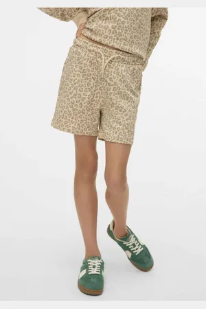 VERO MODA Sweatshort Korte broek Panterprint