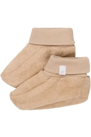 Noppies Baby newborn baby slofjes Beige Jongens Katoen Effen