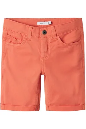 NAME IT KIDS casual short oranje Korte broek Jongens Stretchkatoen Effen