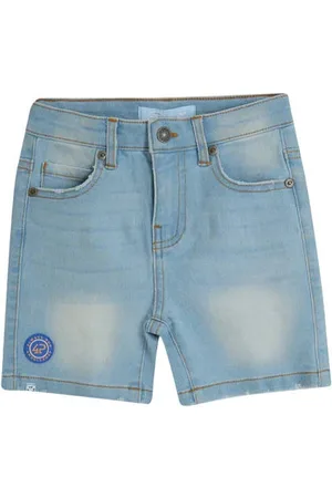 4PRESIDENT Denim short Korte broek Blauw Jongens Stretchkatoen