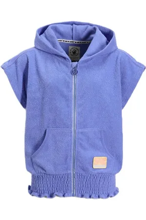 Me & My Monkey Vest van badstof Trui Meisjes Katoen Capuchon Logo