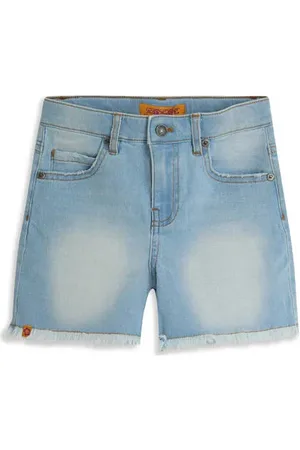 4PRESIDENT Denim short Korte broek Blauw Meisjes Stretchkatoen