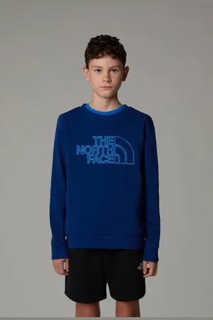 The North Face Sweater donkerblauw Jongens Katoen Ronde hals Printopdruk