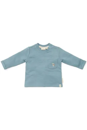 Little Dutch Longsleeve Jongens Katoen Ronde hals Effen