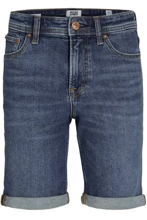 JACK & JONES JUNIOR regular denim short Korte broek Blauw Jongens Stretchdenim