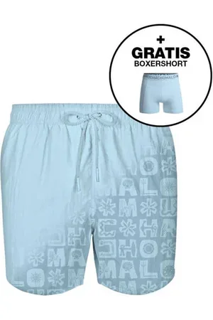 Muchachomalo Zwemshort met magic print + gratis boxershort Jongens Polyamide