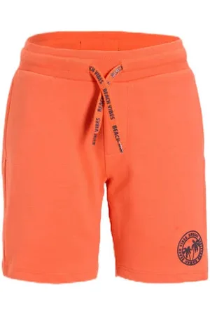 Orange stars Sweatshort Jongens Katoen Printopdruk