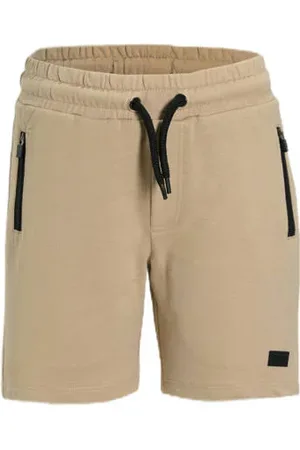 Orange stars Sweatshort Korte broek Jongens Katoen Effen