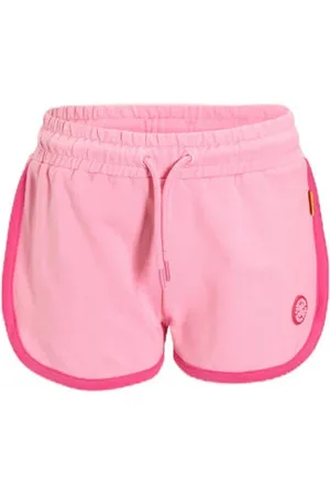 Orange stars Sweatshort roze Korte broek Meisjes Katoen Effen