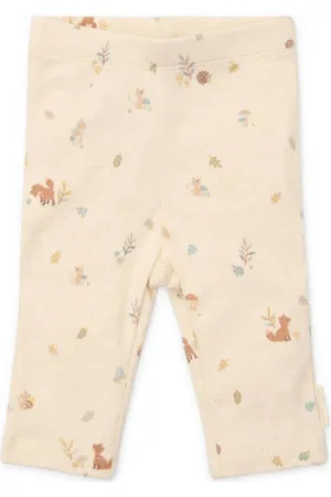 Little Dutch Straight babybroek Forest Nature Beige Jongens Katoen