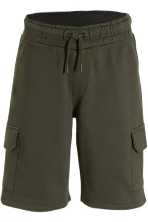 Anytime Cargo sweat short groen Sweatshort Jongens Katoen Effen
