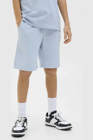 JACK & JONES JUNIOR sweatshort Korte broek Tekst