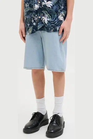 JACK & JONES JUNIOR denim short light Korte broek Blauw Effen