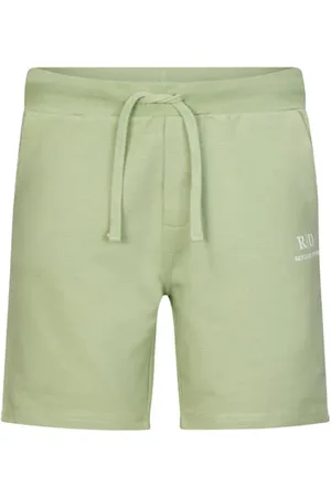 Retour Regular sweatshort groen Korte broek Effen
