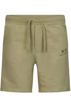 Retour Regular sweatshort groen Korte broek Effen