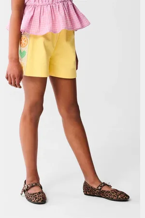 SHOEBY Regular casual short Korte broek Meisjes Katoen Grafisch