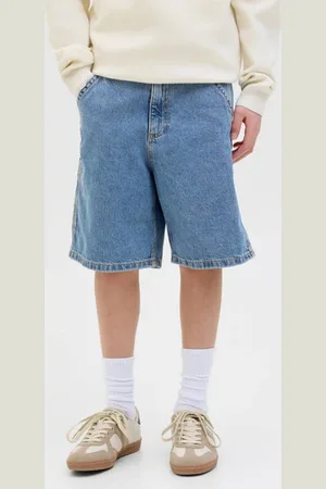 JACK & JONES JUNIOR medium Korte broek Blauw Effen