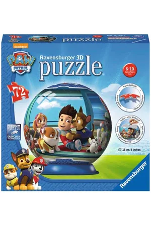 Paw Patrol Puzzleball 3D puzzel 72 stukjes | 3D puzzel van