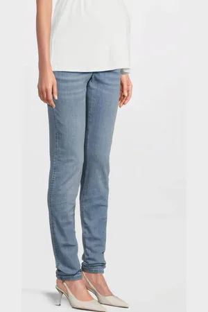 Love2wait Low waist zwangerschaps skinny jeans Sophia Blauw
