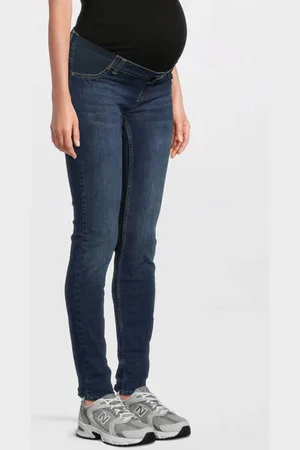 Love2wait Low waist zwangerschaps skinny jeans Blauw Dames Stretchdenim