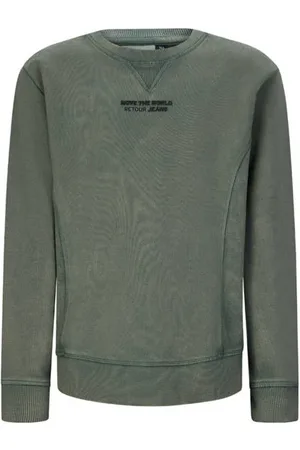 Retour Sweater groen Tekst