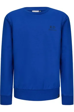 Retour Sweater blauw Effen