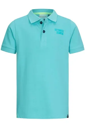 Retour Polo blauw Jongens Katoen Polokraag Effen