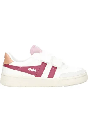 Gola Falcon Strap leren sneakers Meisjes Leer Meerkleurig
