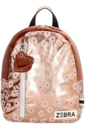 Zebra Trends Metallic rugzak Flower S Meisjes Imitatieleer Bloemen