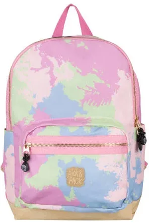 Pick & Pack Rugzak Faded M camouflageprint roze Meisjes Polyester Camouflage