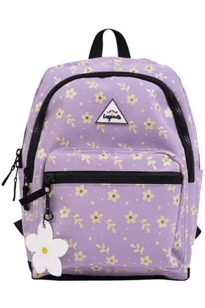 Little Legends Rugzak Lila Flower L paars Meisjes All over print