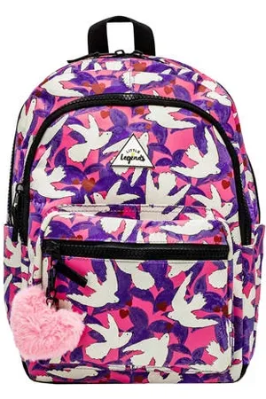 Little Legends Rugzak Love Bird L paars Meisjes Polyester All over print