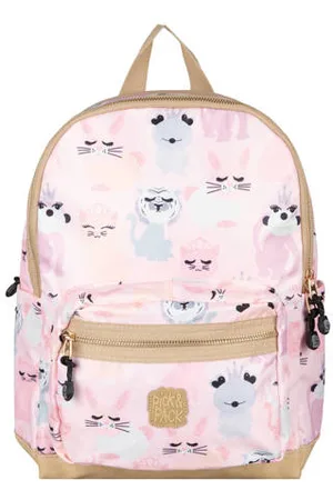 Pick & Pack Rugzak Sweet Animal M roze Meisjes Polyester All over print