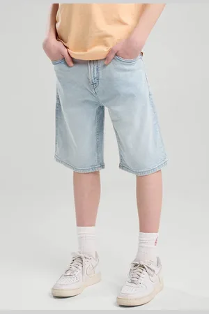 America today Denim short Korte broek Blauw Jongens Stretchdenim