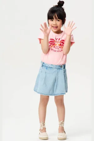 Noppies Kids denim skort Rok Effen