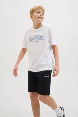 JACK & JONES JUNIOR sweatshort Korte broek Effen