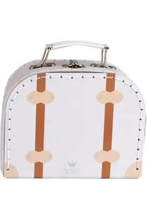 BAMBAM Travel suitcase Vintage white small Koffer Wit