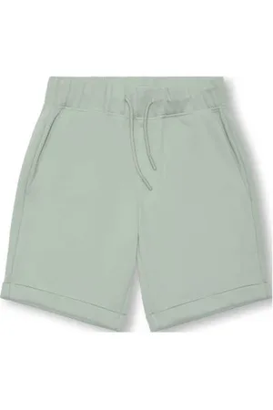 Only & Sons JUNIOR regular casual short lichtgroen Korte broek Jongens Polyester